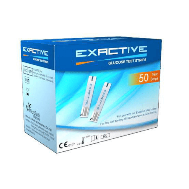 Exactive Vital Strips 50'S Individual Pack