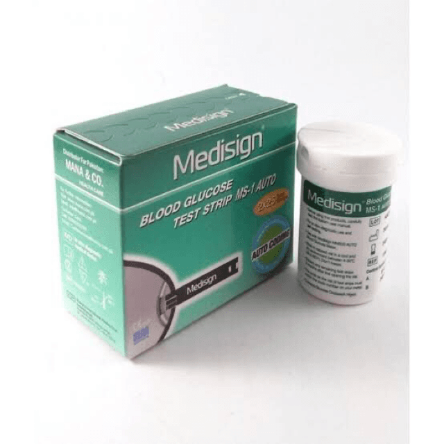 Medisign Glucometer Strips - 50 Strips